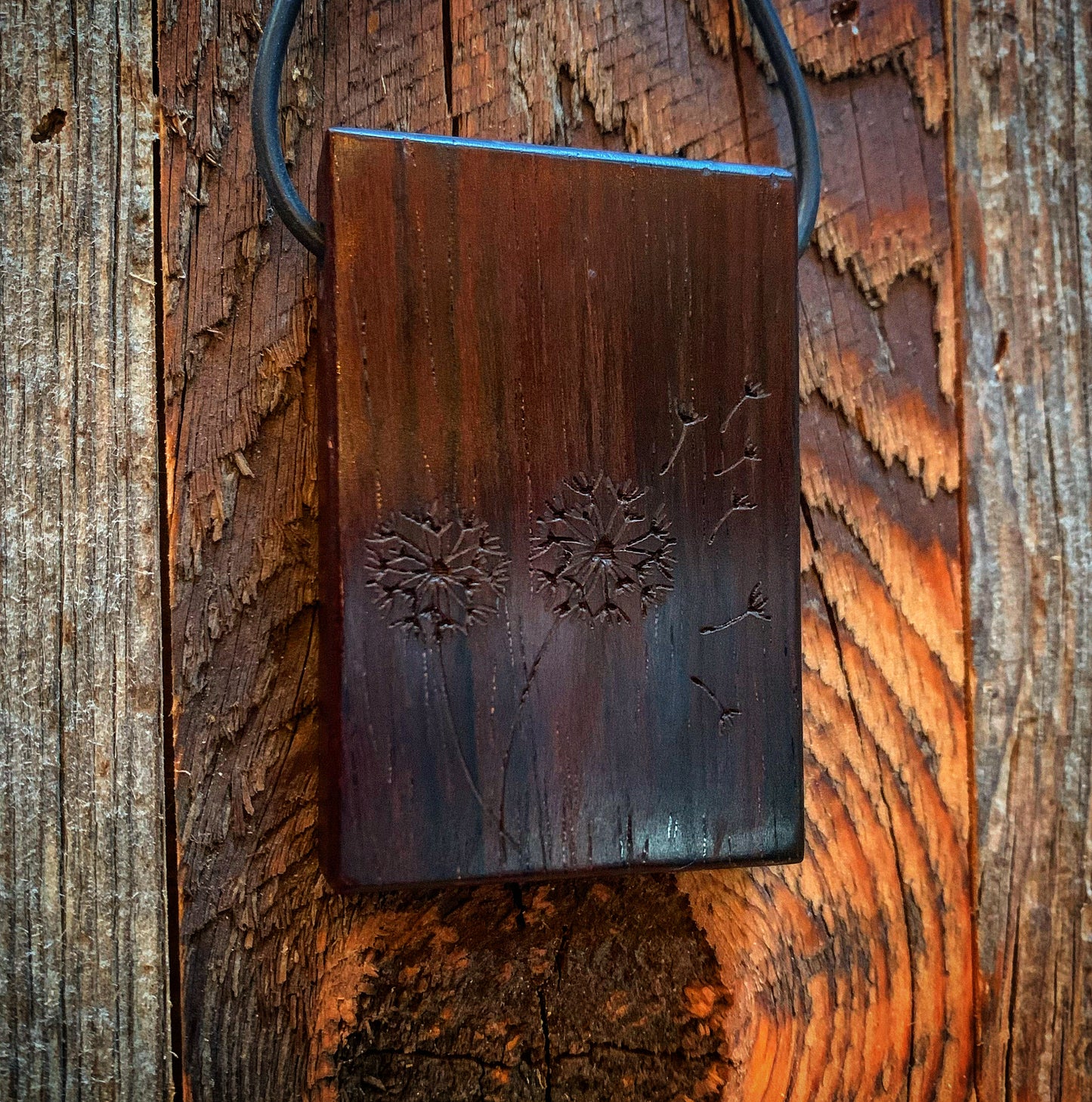 Dandelions Pendant - Rose du Bois Rosewood