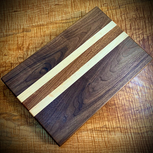 Cutting Board - Black Walnut & Maple