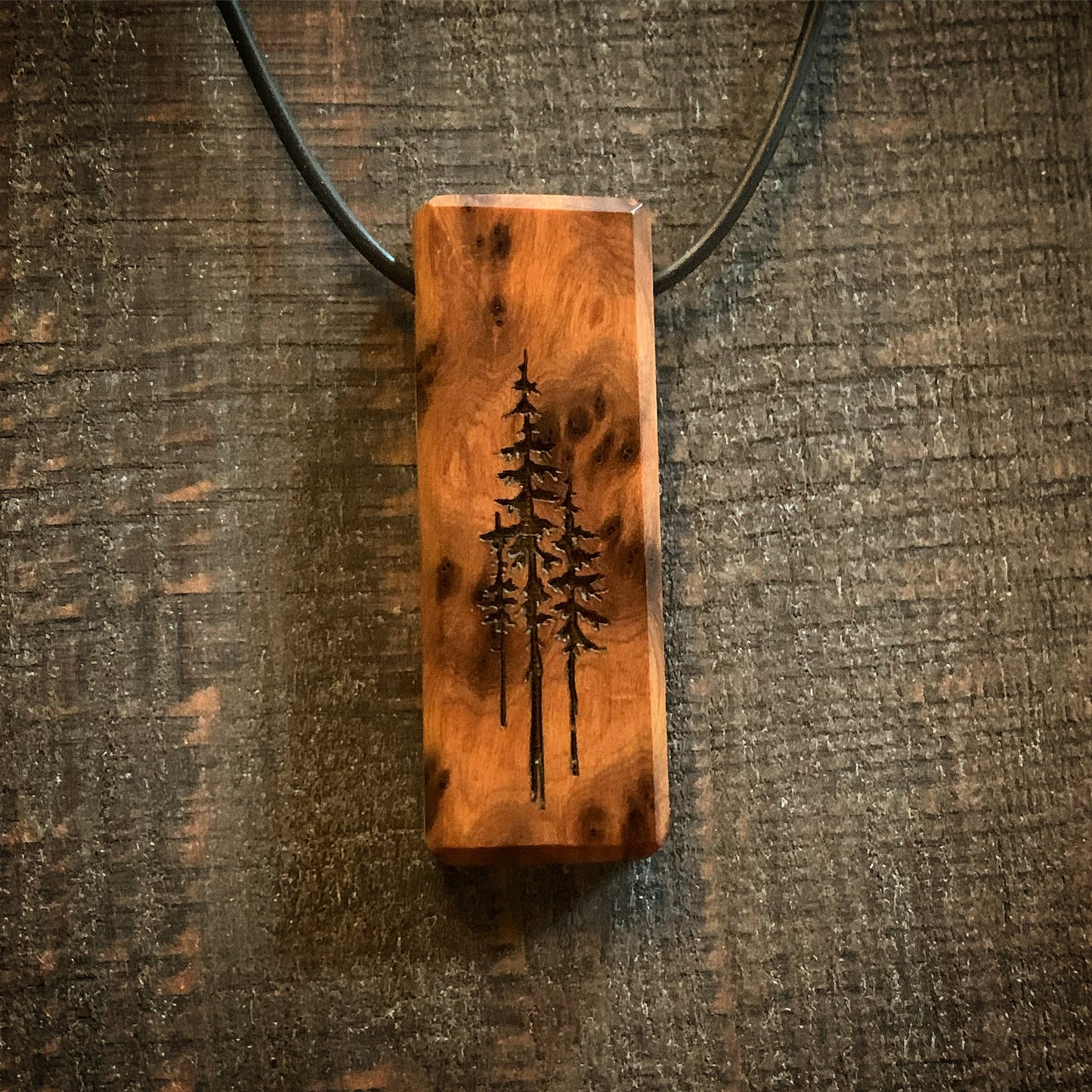 Trees Pendant - Thuya Burl