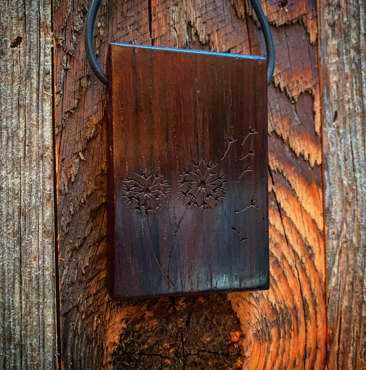 Dandelions Pendant - Rose du Bois Rosewood