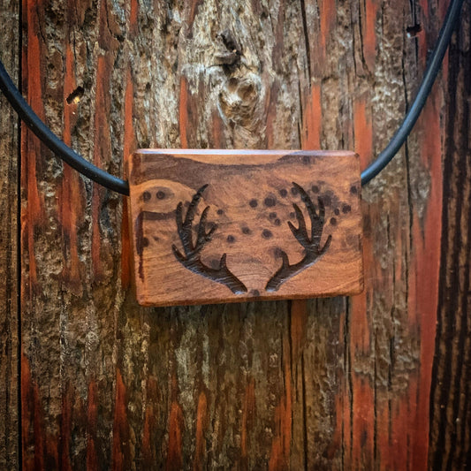 Antlers Pendant - Thuya Burl