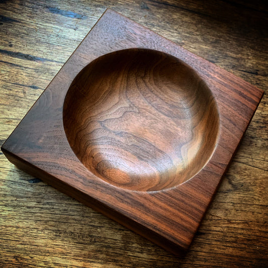 Square Bowl - Black Walnut