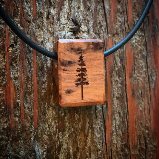 Tree Pendant - Thuya Burl